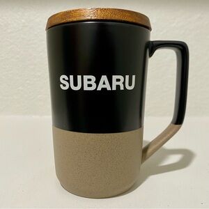 Official Subaru licensed Black and Tan 16oz Coffe/Tea Mug